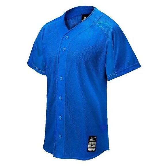 Mizuno Men's Elite Mesh Game Jersey, Royal Blue, - Picture 1 of 11